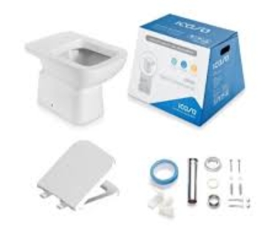 KIT COMBO VASO SANITARIO CONVENCIONAL ICASA EL MISTI BRANCA