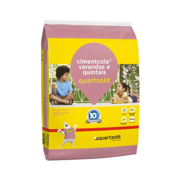 ARGAMASSA AC2 EXTERNA VARANDAS QUARTZOLIT 20KG