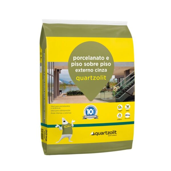 ARGAMASSA AC3 PISO SOBRE PISO QUARTZOLIT 20KG